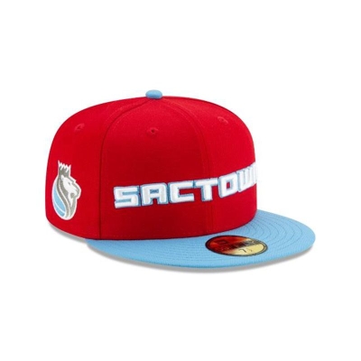 Sacramento Kings Gorra | New Era 2019 NBA Authentics City Series 59fifty Fitted Cap Mexico - Rojos